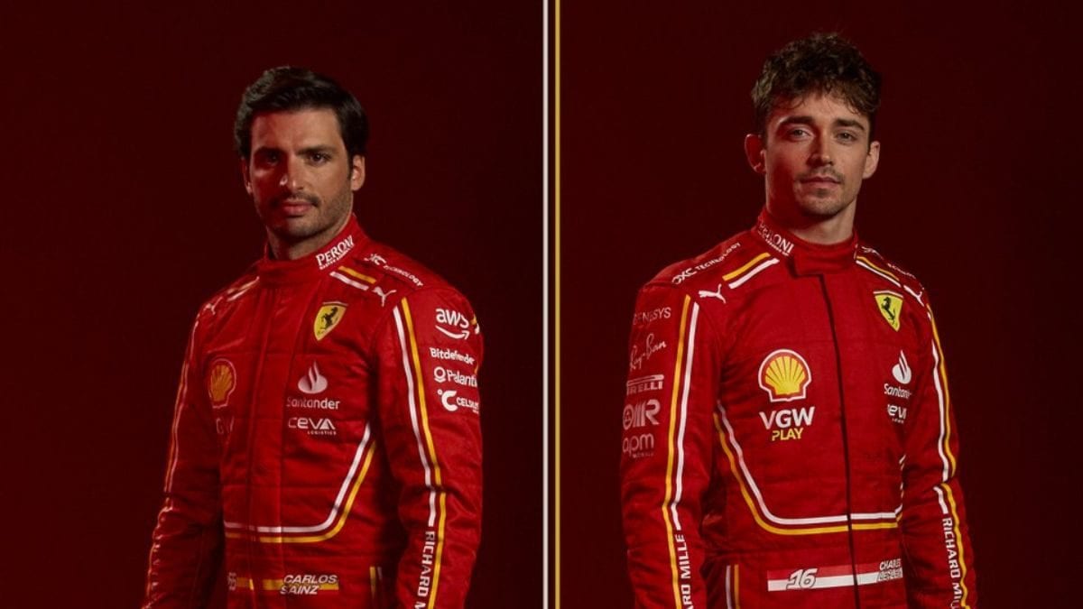 'Red, Yellow and White! What a Sight': Ferrari Reveal New Race Suits ...