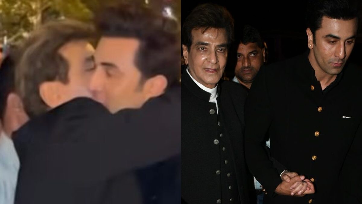 Ranbir Kapoor Holds Jeetendra's Hand At Award Show, Veteran Actor Kisses Him On The Cheeks; Watch - Vimarsana News