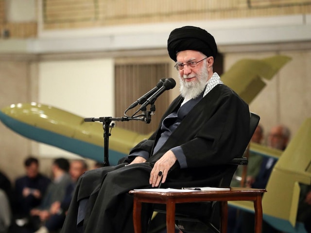 Iran's Supreme Leader Ayatollah Ali Khamenei. (File Photo/AP)