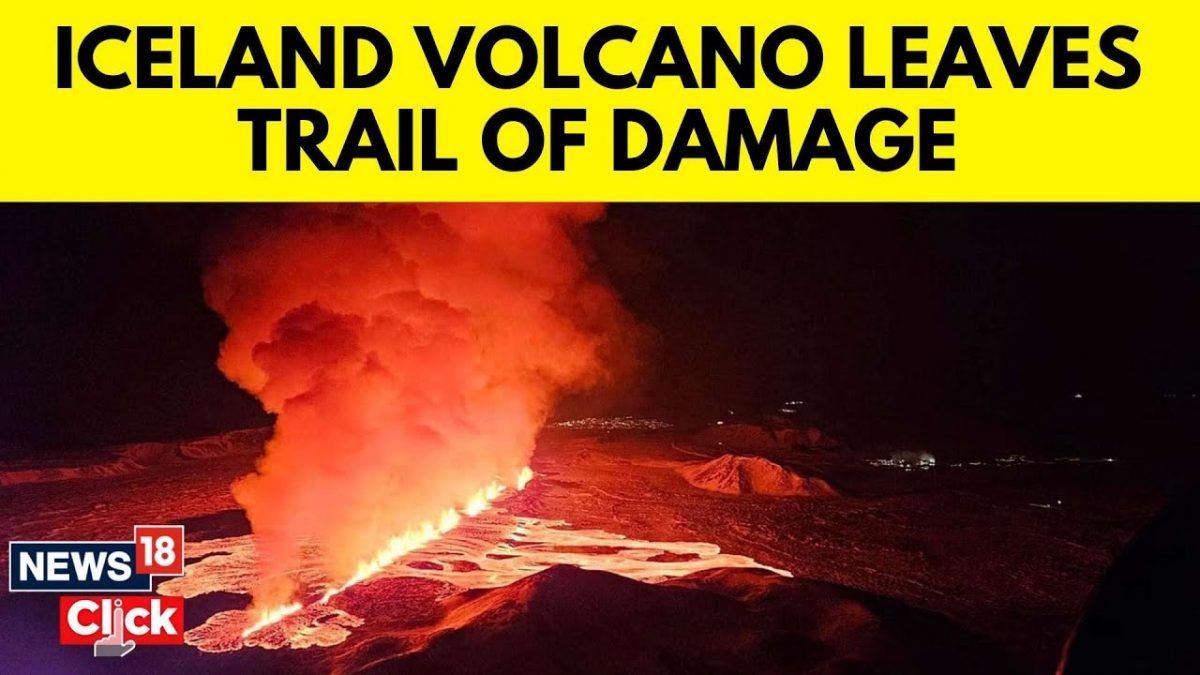 Volcano Injury Satellite Images Show Trail of Damage by Iceland Volcano - News18