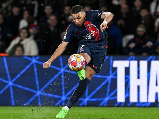 Kylian Mbappe in action for PSG (Credit: AFP)