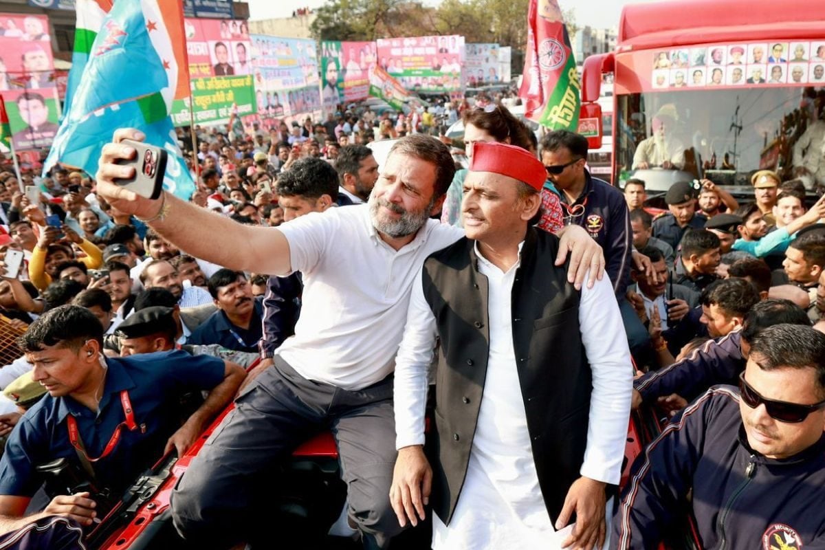 Stampede-like Situation At Rahul Gandhi-Akhilesh Yadav's Joint Prayagraj Rally | Video