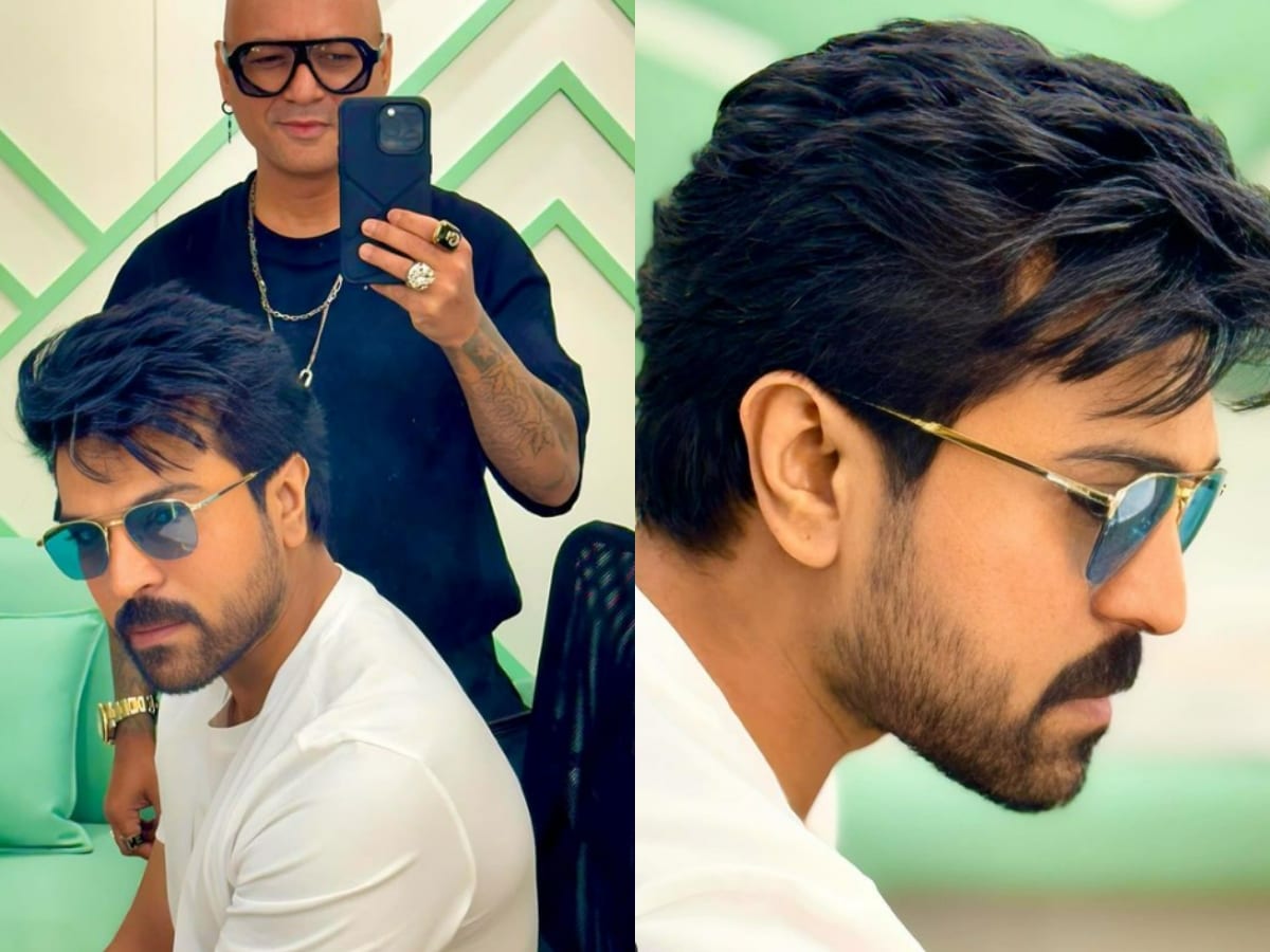 Candid video of Ram Charan flaunting his new hairstyle goes viral | Telugu  Movie News - Times of India