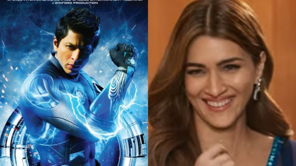 Fans Demand A Crossover Of SRK's Ra-One And Sifra From Teri Baaton Main Aisa Uljha Jiya; Kriti Sanon Reacts - Vimarsana News