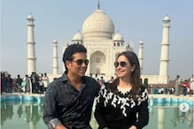 Sachin Tendulkar Poses With Wife Anjali Infront Of Taj Mahal; Ex-Teammates React