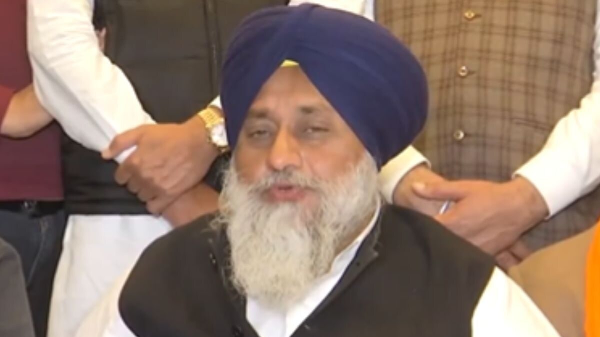 Badal Dissolves SAD's Core Committee Amid Rebellion By Section of Party Leaders