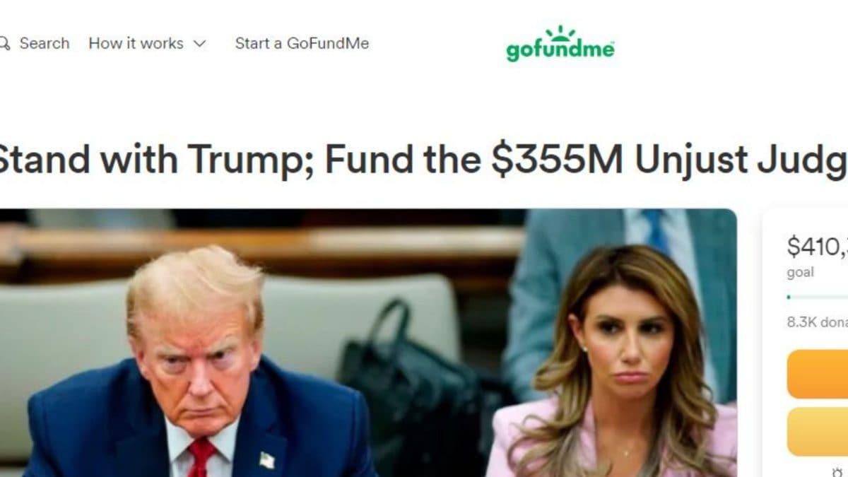 Trump Supporter Launches GoFundMe to Meet ExPrez’s Legal Fees, Raises