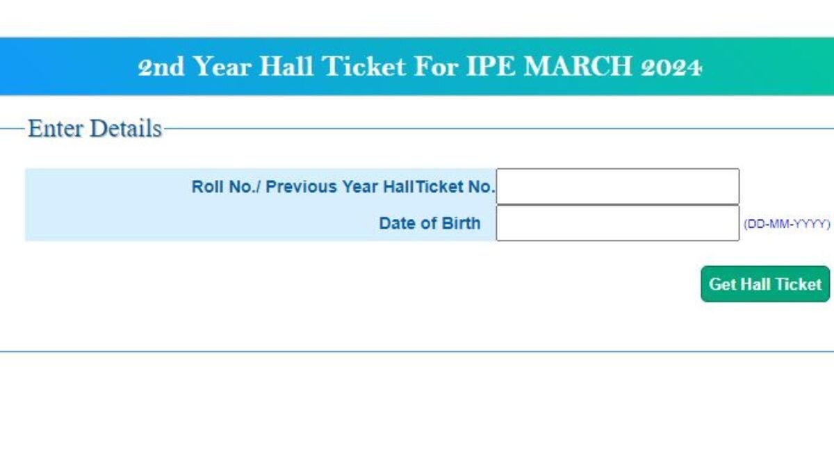 TS Inter 1st, 2nd Year Admit Card 2024 Released at tsbie.cgg.gov.in