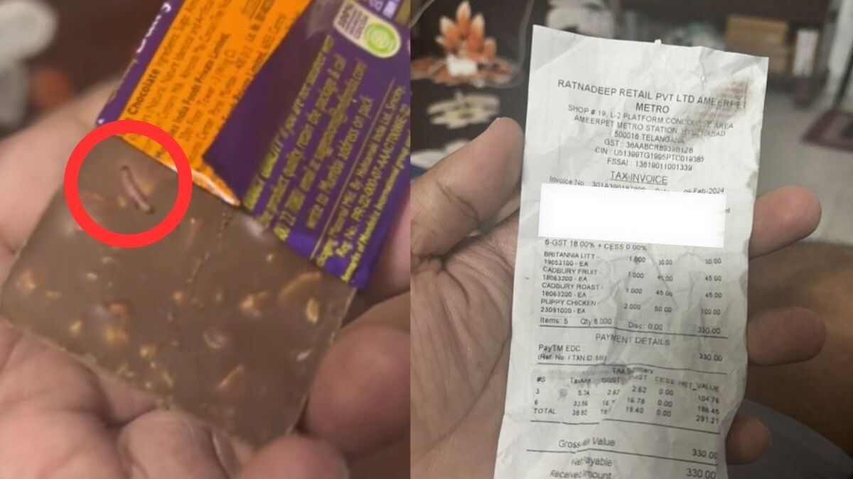 Chocolate Day Turned 'Bitter' For Hyderabad Man Who Found 'Live' Worm in Cadbury Dairy Milk - Vimarsana News