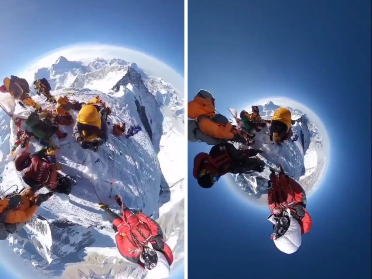 Breathtaking': 360 Degree View From The Top Of Mount Everest Amazes  Internet - News18