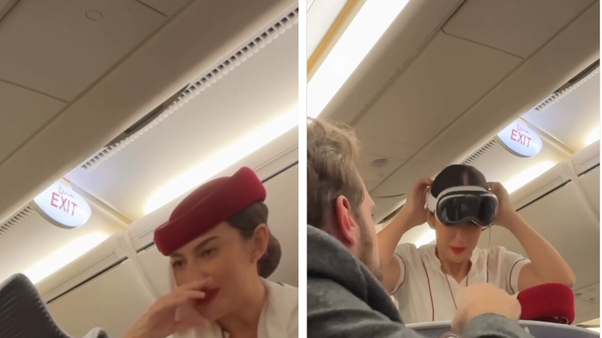 Emirates Air Hostess Reacts To Apple's Futuristic VR Headset: 'This Is Crazy' - Vimarsana News