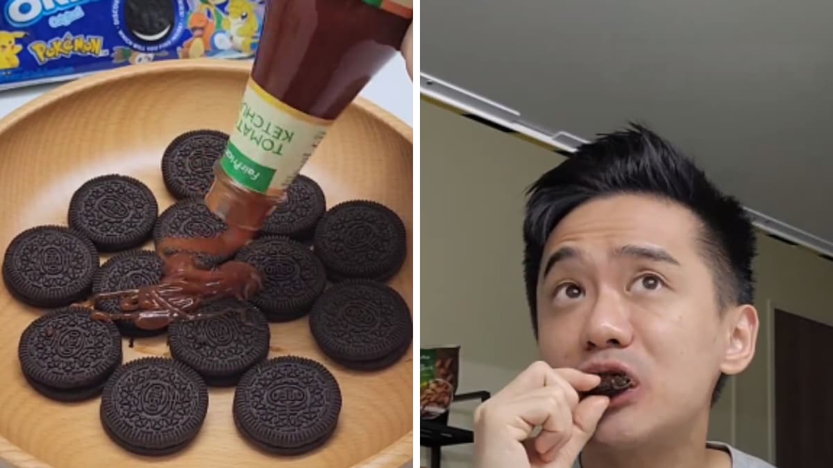 This Combination Of Oreo Biscuits With Ketchup Is A Red Flag From Miles Away