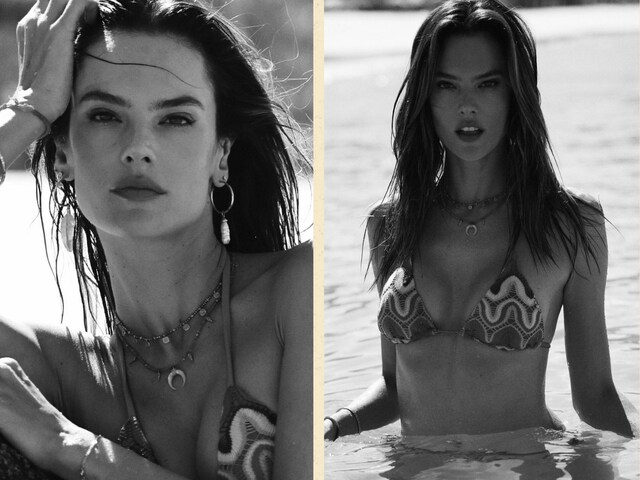 Supermodel Alessandra Ambrosio Turns Up The Heat In Beachside Bikini  Photoshoot; See Pics - News18