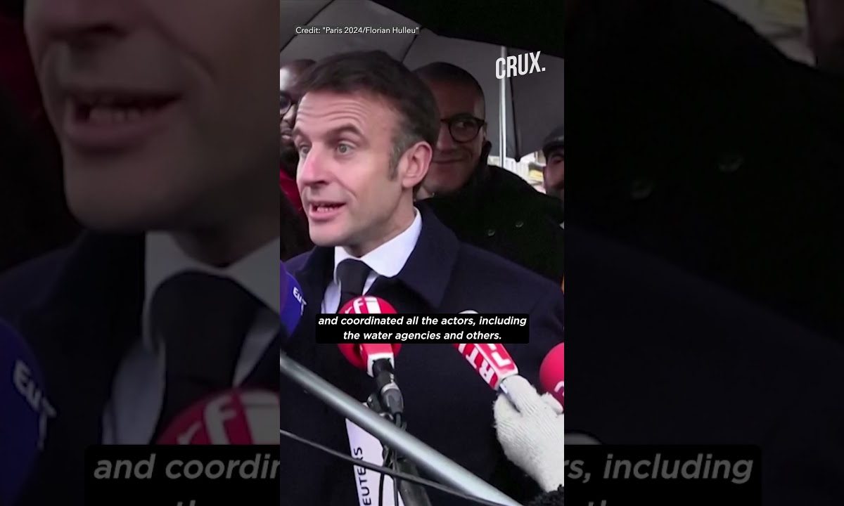 "I'd Swim In The Seine" | Macron Shows Off 2024 Paris Olympics Cleanup