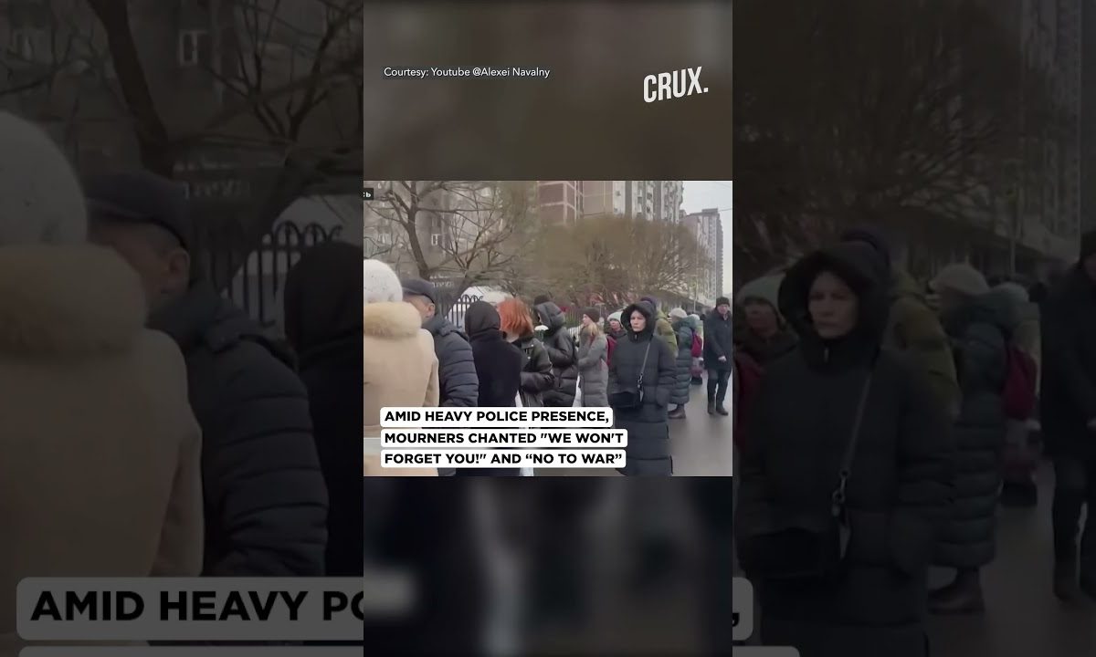 Navalny funeral Held Amid Kremlin’s Protest Warning, US Envoy Joins Mourners