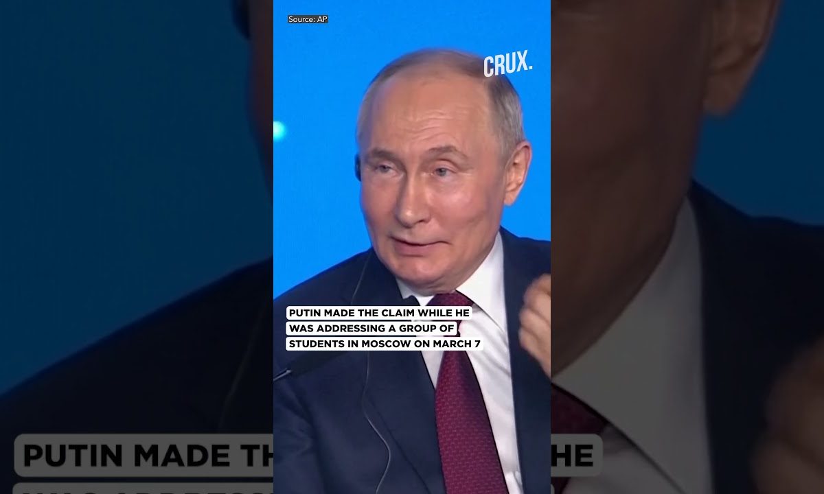 Putin Claims Belgium Owes Its Independence To Russia