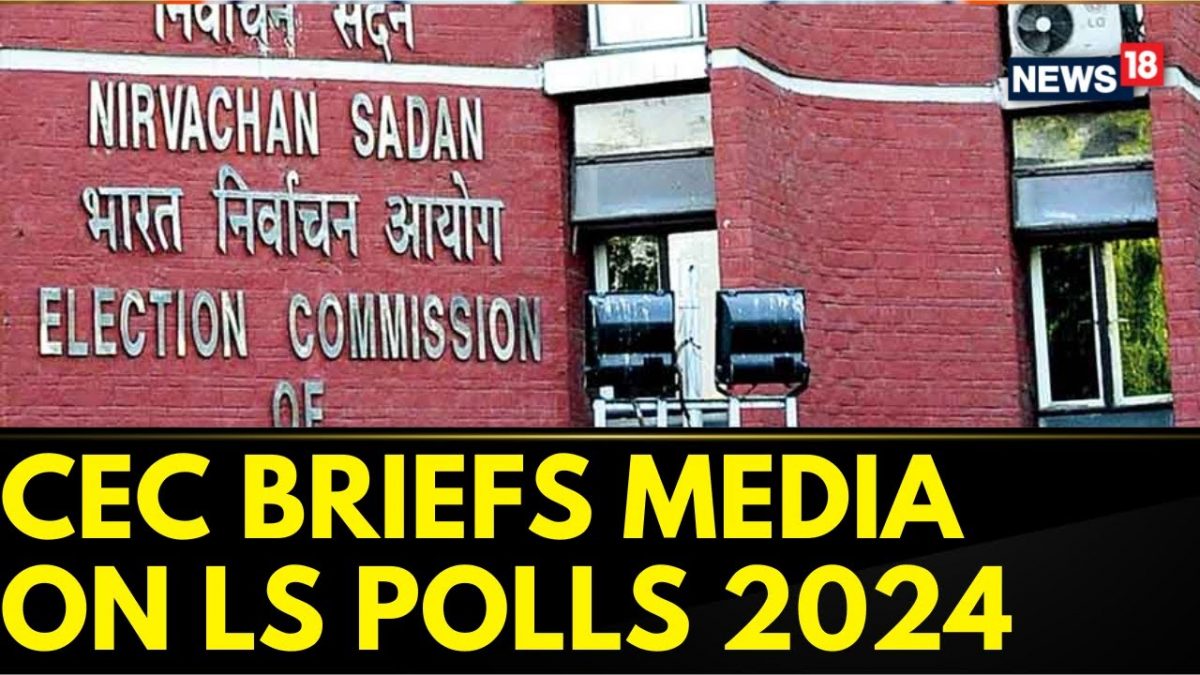 Lok Sabha Elections 2024 | Chief Election Commissioner Of India Briefs ...