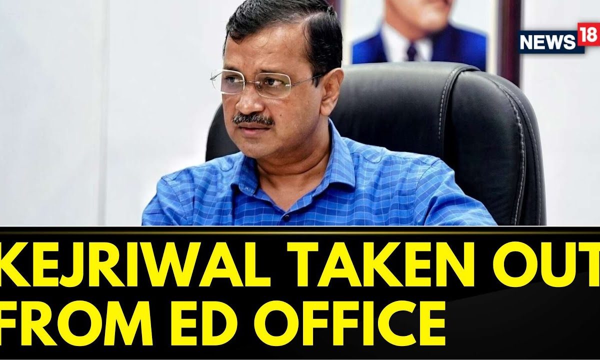 Arvind Kejriwal Is Being Taken Out From The ED Office | Arvind Kejriwal News | English News | News18 sattaex.com