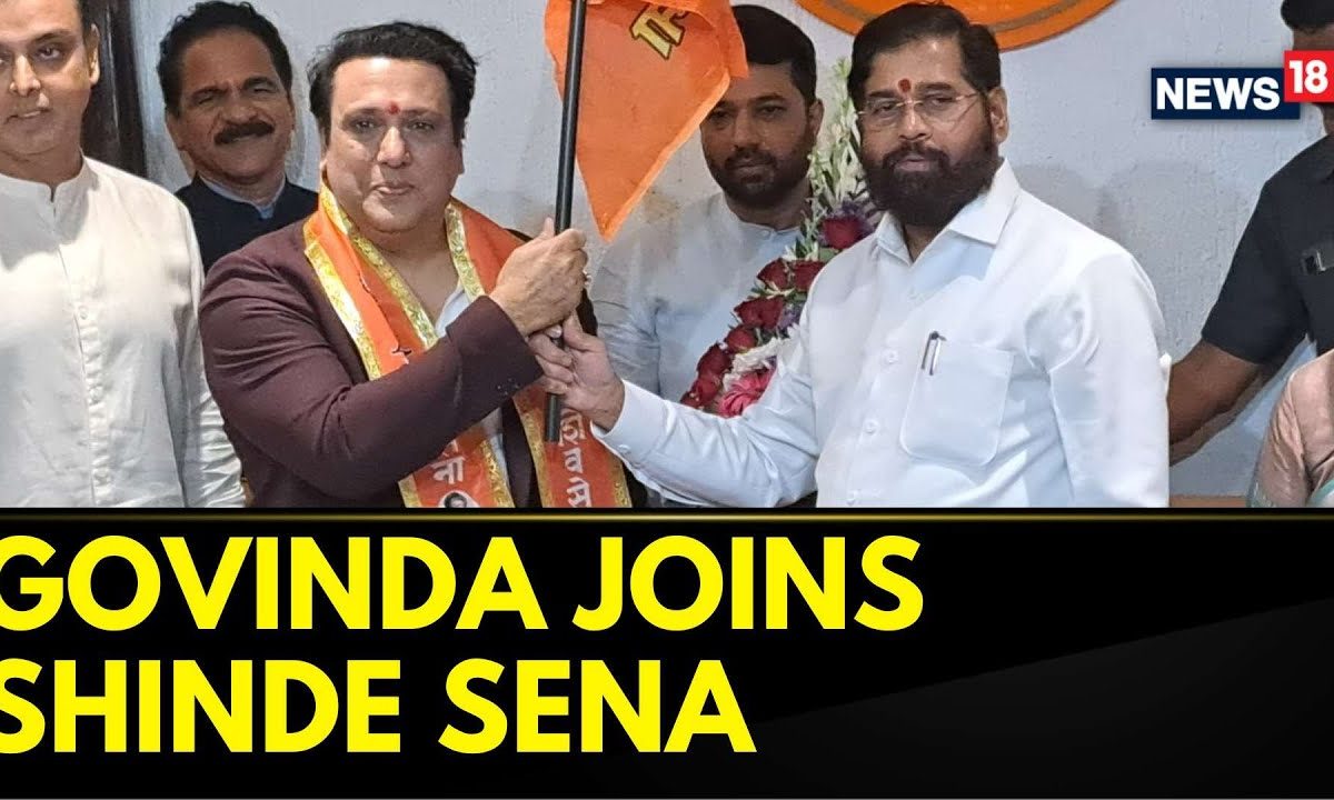Govninda Joins Shinde Sena | Actor Govinda Expresses Gratitiude Over Joining Shiv Sena | News18