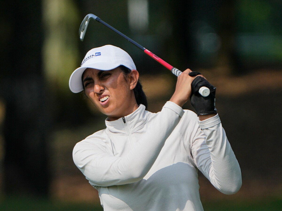 Aditi Ashok (Golf): The Indian golfer won silver at the Asian Games last year. Being at her career-best form lately, she is a medal hope in 2024. (Photo: PTI) aditi ashok, india golfer, world golf championship