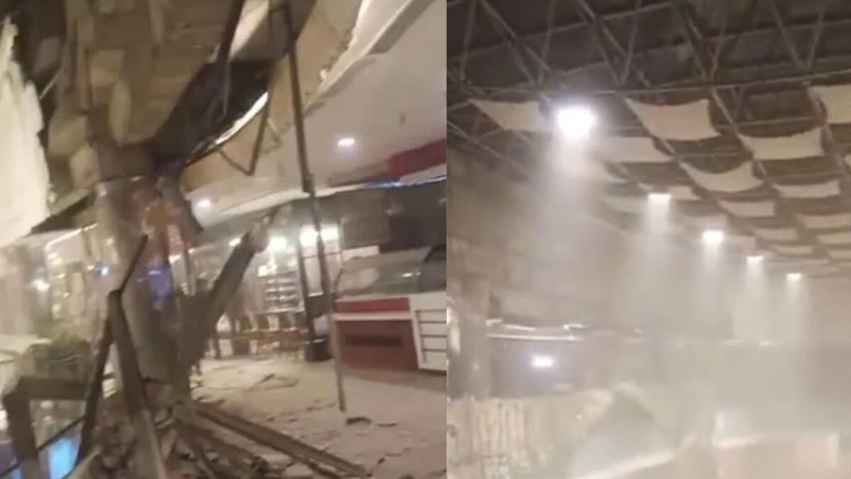 WATCH | Roof Collapses In Delhi’s Ambience Mall, Debris Falls On Escalators sattaex.com