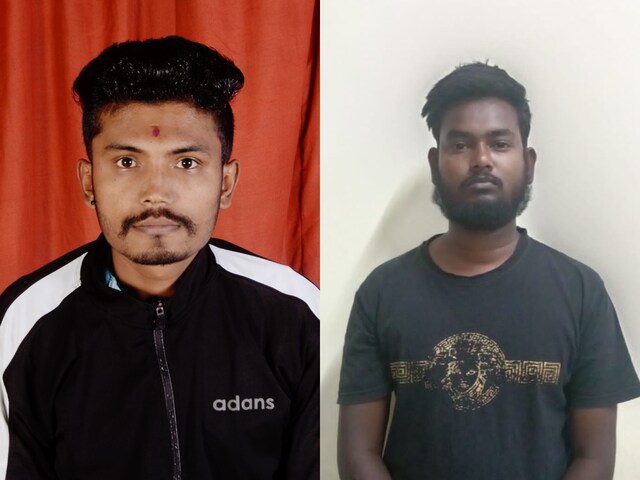 The deceased 24-year-old Yogish (left) and the accused 25-year-old Murali. (Image: News18)