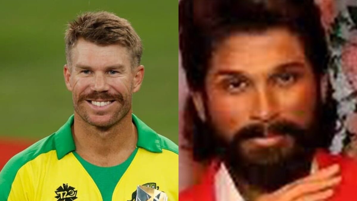 David Warner Praises Allu Arjun's Wax Statute At Madame Tussauds, Says 'How Good Is This Legend' - Vimarsana News