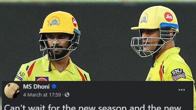 Dhoni Had Hinted at Leaving CSK Captaincy Via Facebook but Fans Missed