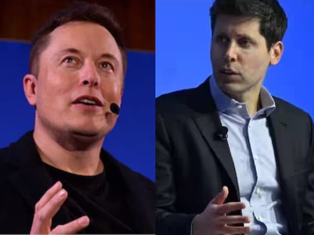 Elon Musk (left) co-founded OpenAI in 2015, but stepped down from its board in 2018. Sam Altman (right) is the CEO of OpenAI now.