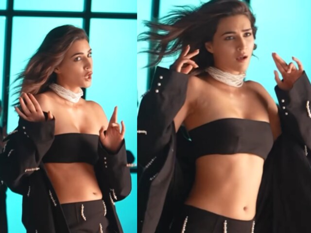 Sexy! Kriti Sanon Looks Ravishing In A Black Tube Bralette As She Drop BTS  Video From Crew; Watch - News18