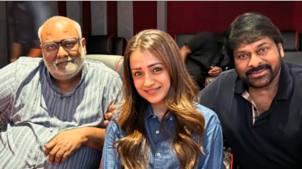 Vishvambhara: Trisha Krishnan Meets Chiranjeevi, MM Keeravaani For Film, Calls It 'Divine'