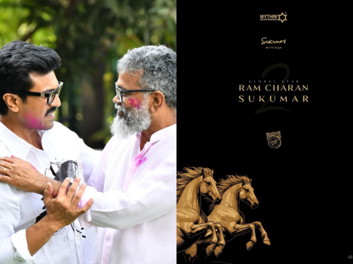 RC17: RRR Star Ram Charan Reunites With Pushpa Director Sukumar 6 Years ...