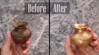 Vinegar To Olive Oil, Kitchen Ingredients For Cleaning Old Brass Utensils - Vimarsana News