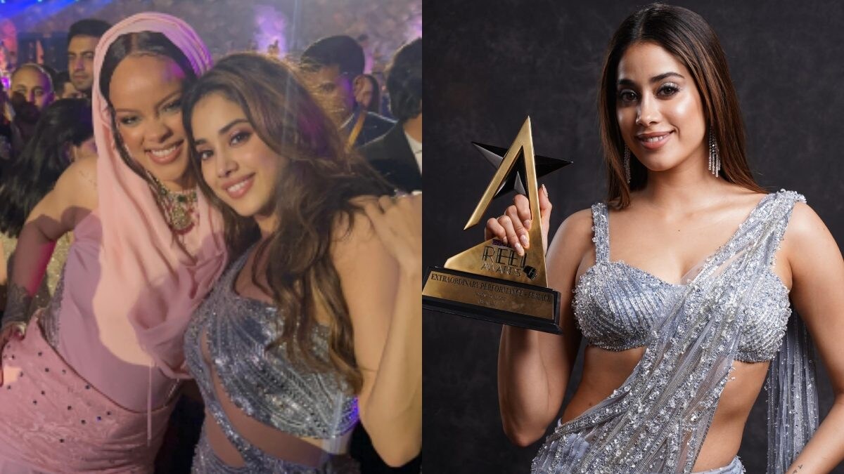 News18 Showsha Reel Awards: Janhvi Kapoor Reacts to Dancing on Zingaat With Rihanna, 'She Is So Normal...' - Vimarsana News