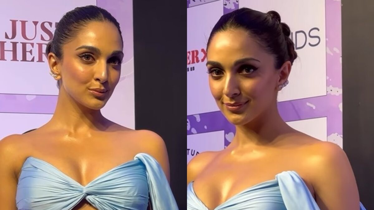 Kiara Advani Makes Head Turns In Powder Blue Gown, Fans Call Her ‘Queen’; Video Goes Viral