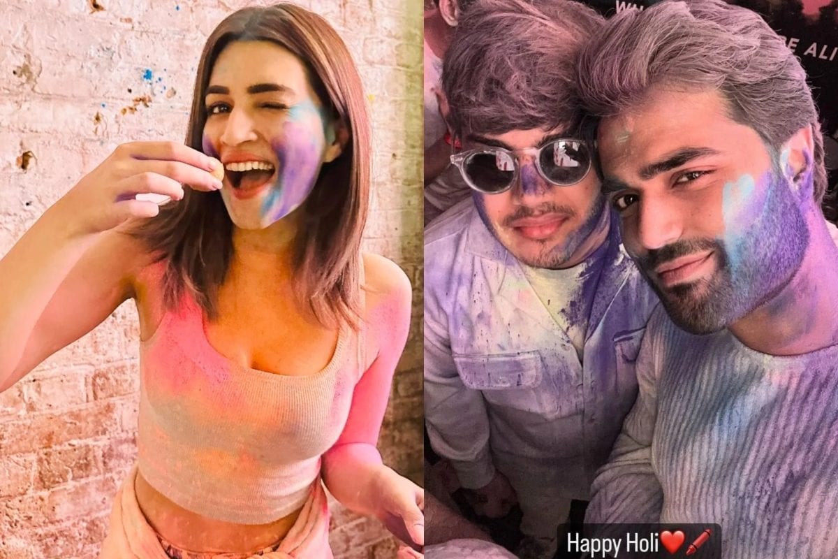 Kriti Sanon Celebrates Holi In London With Rumoured Boyfriend Kabir Bahia?  Know Here - News18