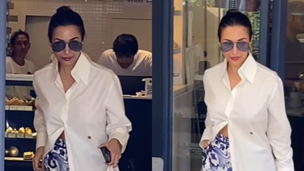 Malaika Arora Looks Chic In White Shirt And Blue Shorts, Gets Papped In The City; Watch - Vimarsana News