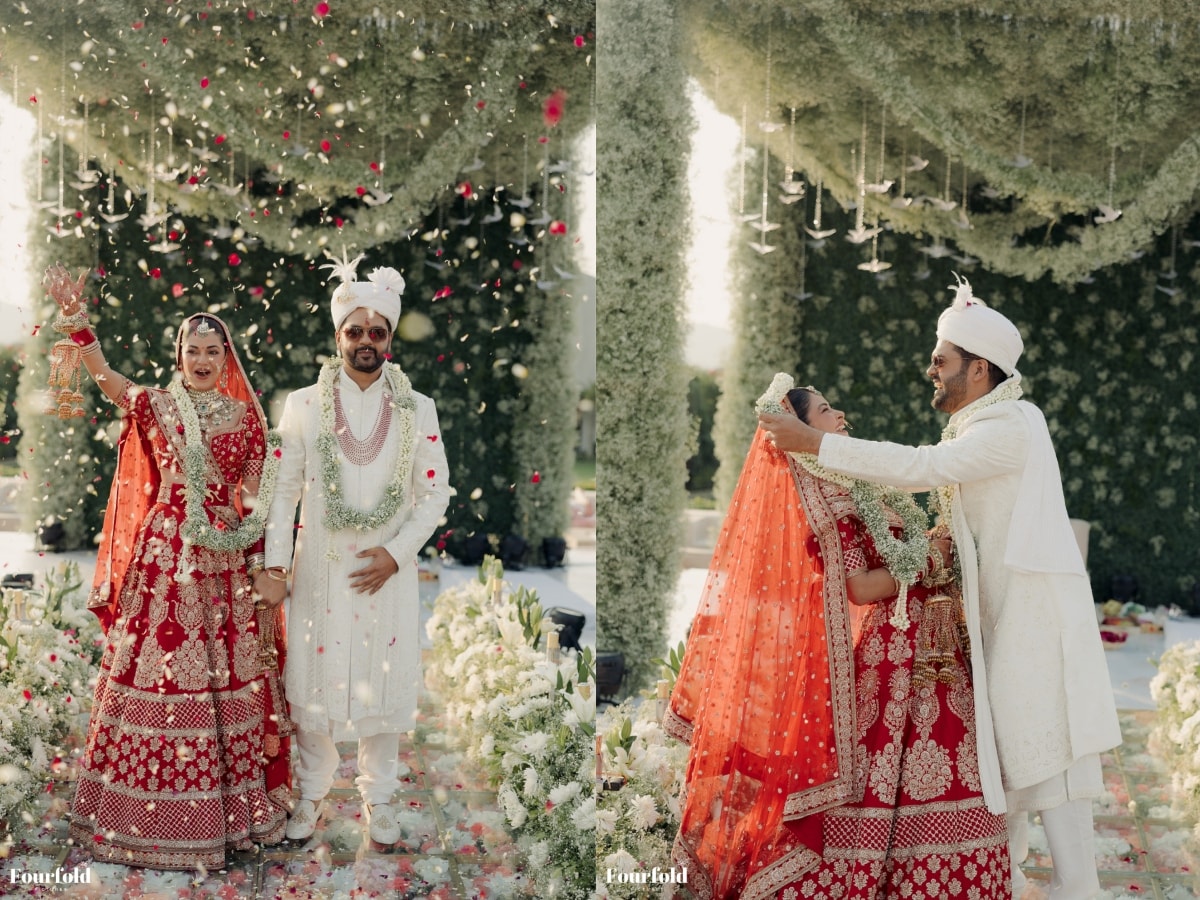 All The Pictures + Videos From Priyanka Chopra & Nick Jonas' Wedding! -  Wedbook | Indian wedding guest dress, Priyanka chopra wedding, Indian bridal  dress