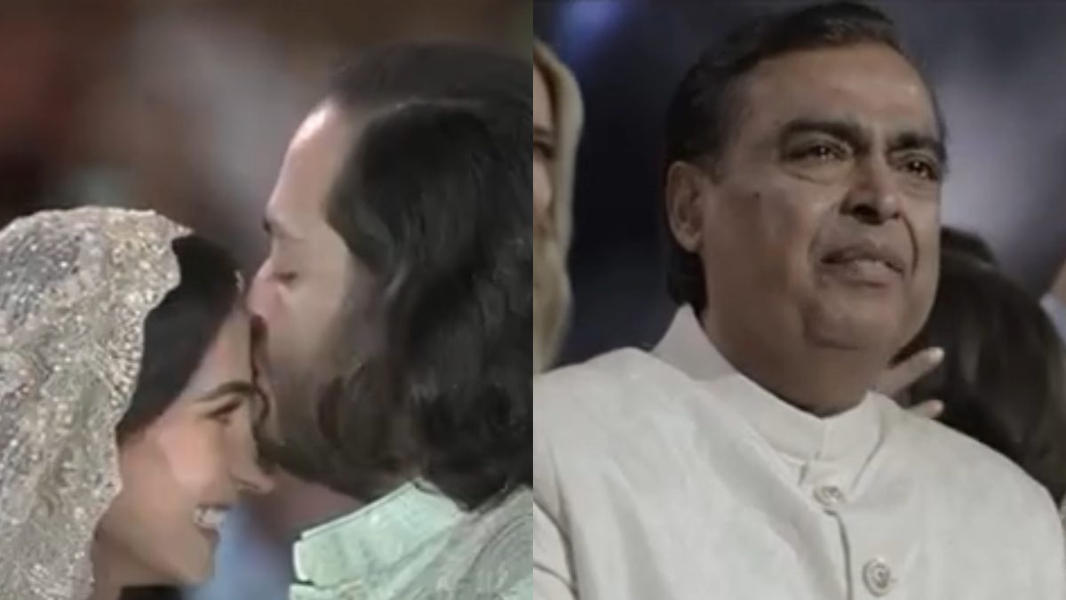 Anant Ambani Hugs, Kisses Emotional Radhika Merchant, Mukesh Ambani Breaks  Down; Video Goes Viral - News18