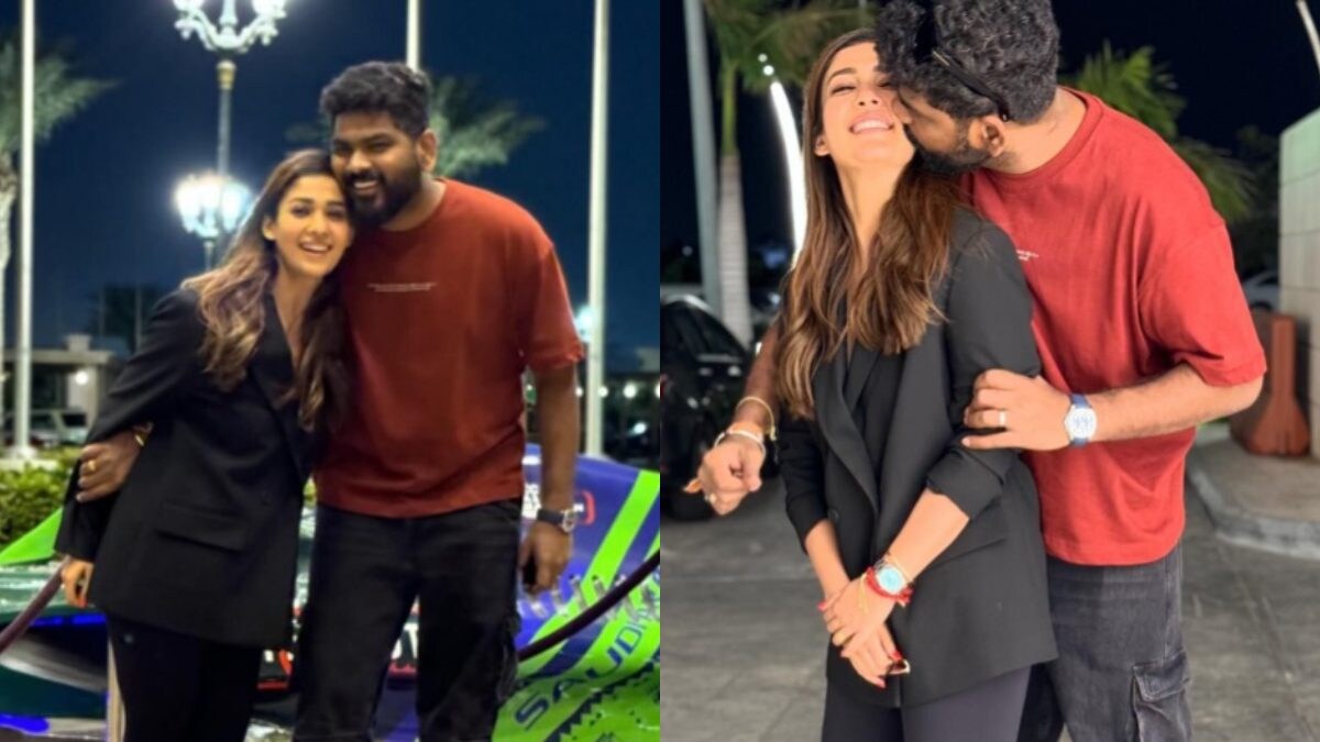 Nayanthara Gets A Kiss From Vignesh Shivan Days After Divorce Rumours In New Photos; See Here - Vimarsana News