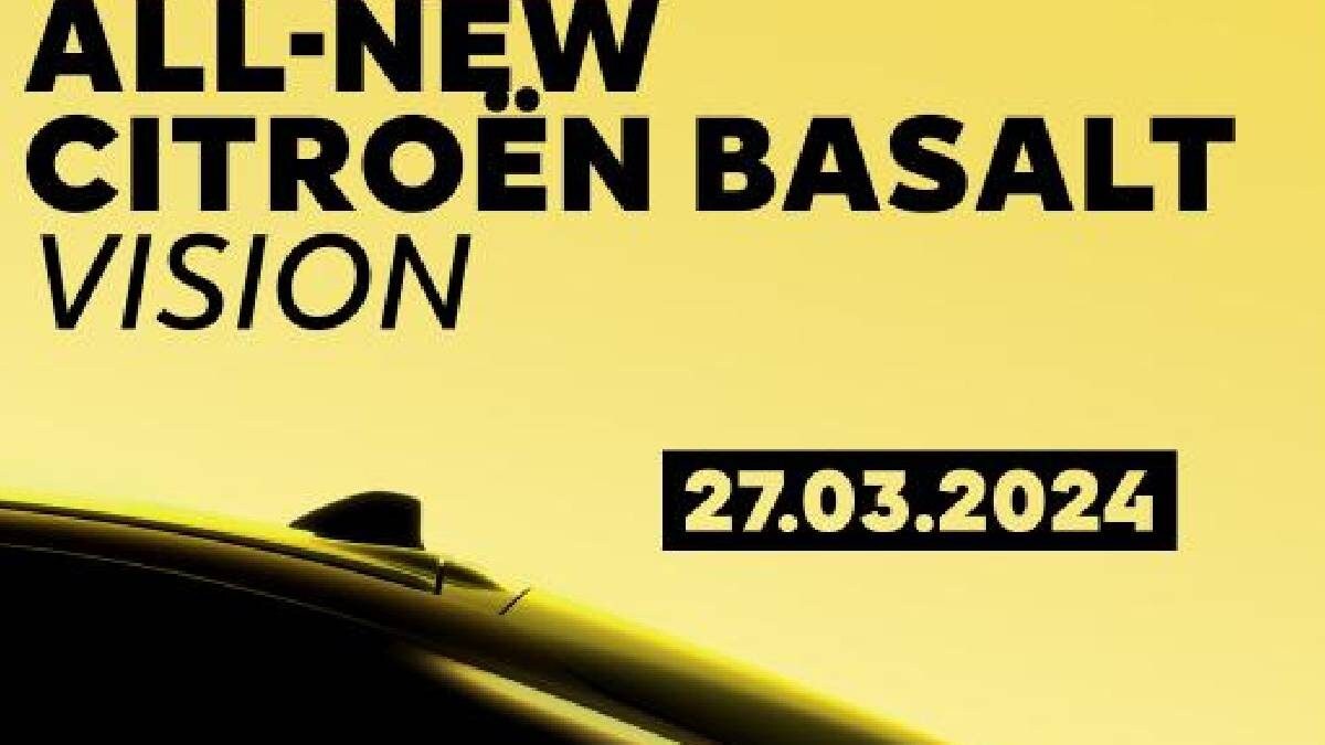 Citroen Basalt Coupe SUV to Break Cover Tomorrow, Here’s What We Know So Far