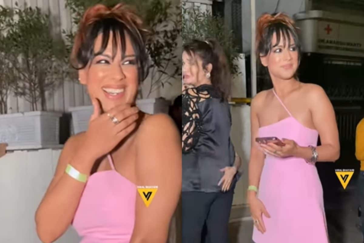Sexy! Nia Sharma Turns Up The Heat In A Pink Mini Dress; Video Goes Viral | Watch