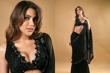 Sexy! Nikki Tamboli Flaunts Her Curves In Deep-Neck Blouse, Hot Photos Go Viral; See Here