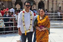 Piyush Rai visited Kashi Vishwanath temple with his mother after Mukhtar Ansari's death. (Facebook)