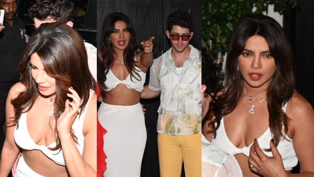 Priyanka Chopra And Nick Jonas Get Mobbed As Crowd Goes Out of Control at Mannara's Party | Watch - Vimarsana News