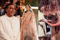 Anant Ambani Has Priceless Reaction as Radhika Merchant Sings K3G Song, Mukesh Ambani Cheers Her; Watch