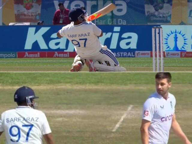WATCH: Mark Wood Loses Cool, Tries to Mess with Sarfaraz Khan for ...