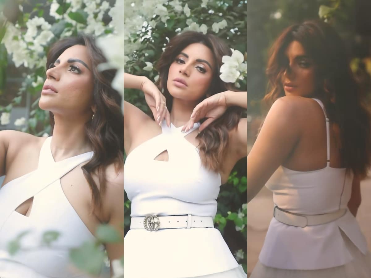 Sexy! Shama Sikander Raises Heat In A White Cut-Out Outfit, Racy Video Goes  Viral; Watch - News18