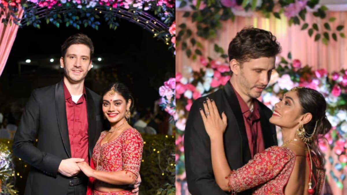 Sreejita De-Michael Blohm Pape Maintain Every Different Shut At Their Wedding ceremony Reception; See Pictures – News18