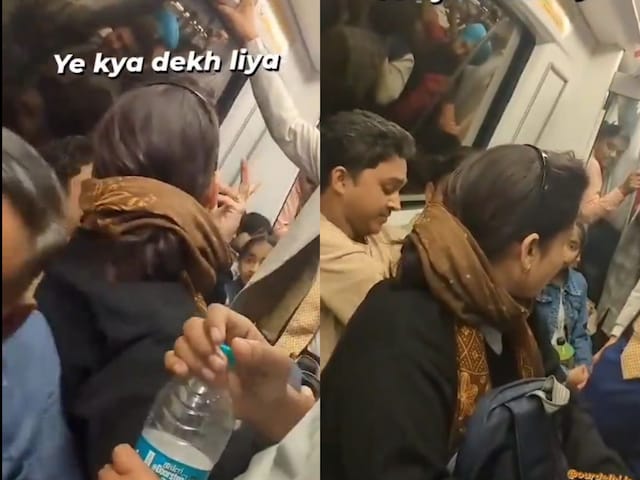 Woman in Delhi Metro Squeezes Between Men After Being Denied Seat,  Criticised for 'Privilege' - News18